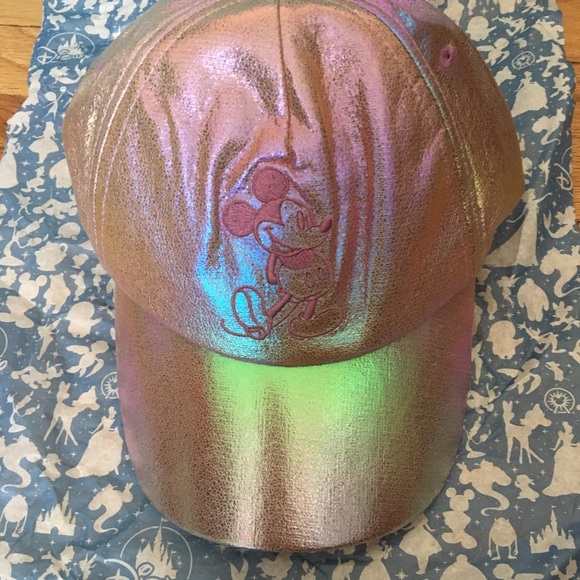 Disney Accessories - NWT LIMITED EDITION Mickey Mouse EARidescent Disney Parks Baseball Cap